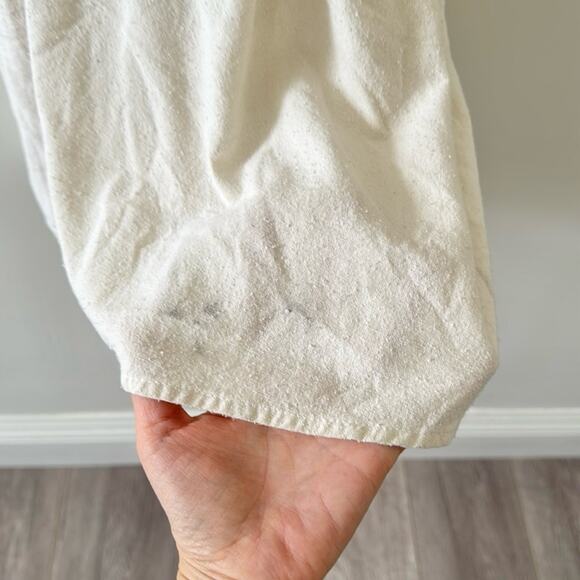 Moonastar Collective 100% Raw Silk Wrap Dress Robe Jacket Beige Size Small - Picture 7 of 7